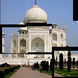 Anwendungsbeispiel für das Filter Papierschnipsel